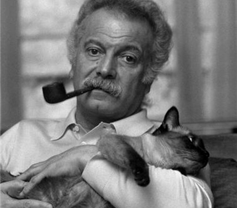 Georges Brassens et les chats